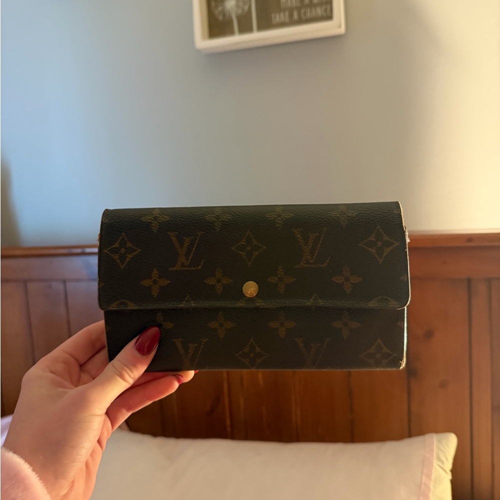 Louis Vuitton Dark Brown Monogram Clutch